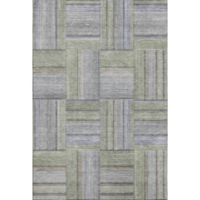 Premium Machine Washable Mayfield AMF2285 Geometric Rug