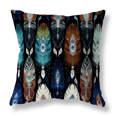 Feathered Treasure Indoor/Outdoor Reversible Pillow