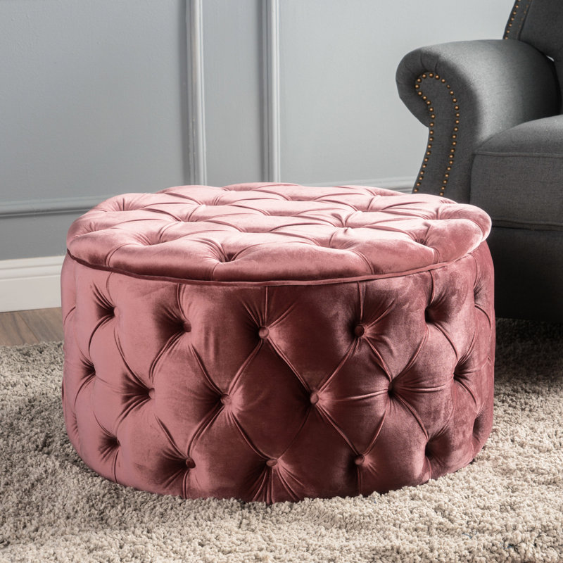 Velours moderne rosé, idéal pour les sièges décontractés glamour avec un style capitonné contemporain