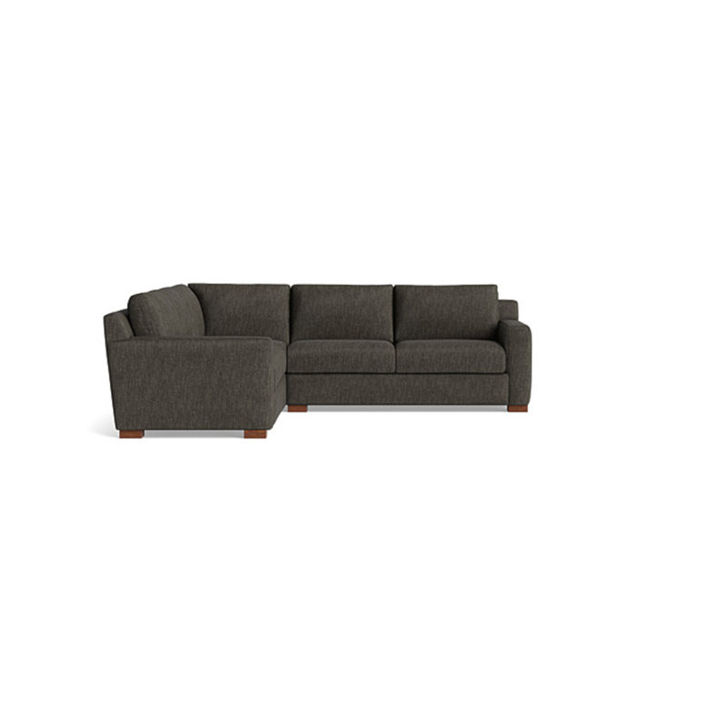Catalina Sectional, Performance Weave - Onyx, Left Hand Facing