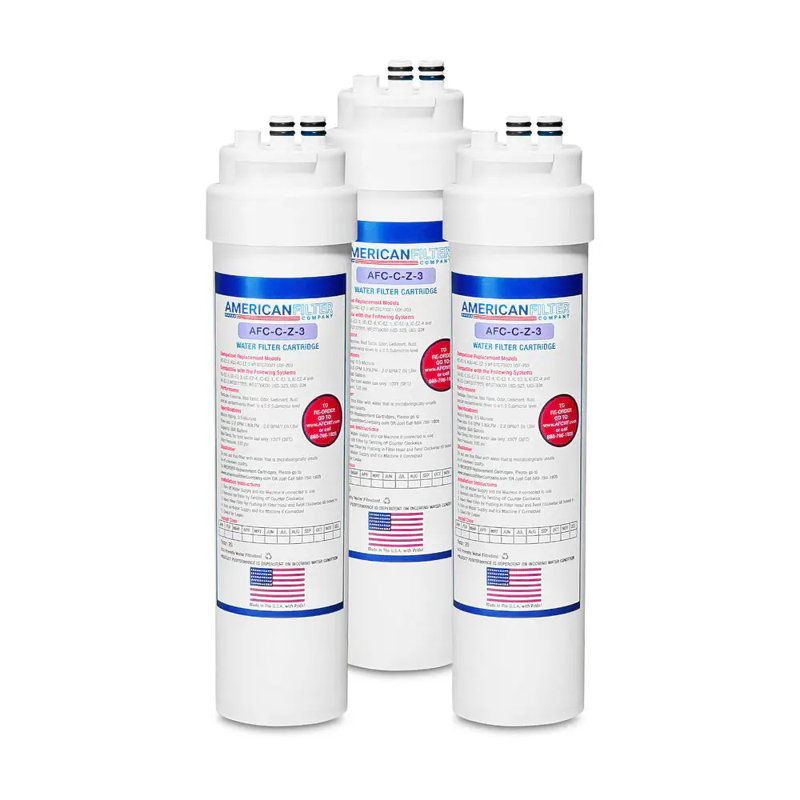 American 3-Pack White Water Filter Cartridges