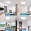 Saber Acrylic LED Flush Mount