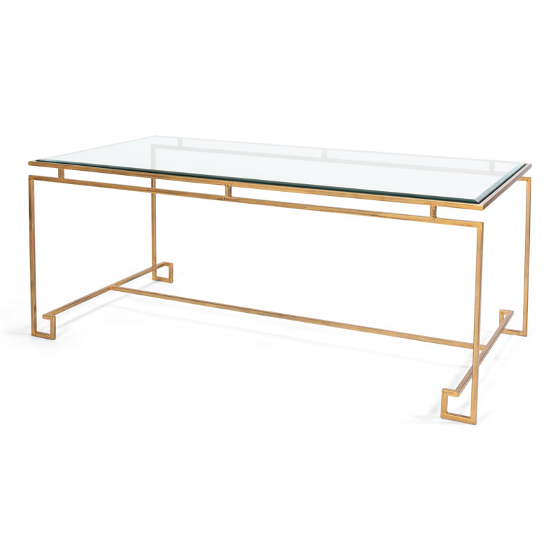 Parallel Sled Glass Coffee Table