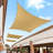 Colourtree Sun Shade Sail Rectangle Canopy Fabric Cloth Screen, Water Permeable & UV Block UPF50-54246436-92473866