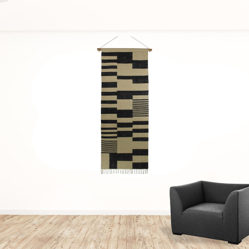Suspension murale en jute