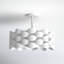 Rickey Single Light Fabric LED Semi Flush Mount