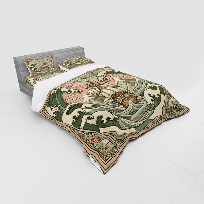 Ensemble de literie Ambesonne, King Duvet Cover + 3 Additional Pieces