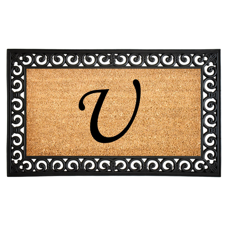 Tapis d'entrée 18 po x 30 po antidérapant, U