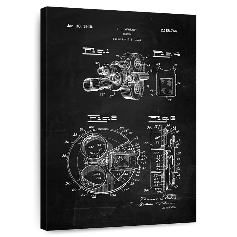 1938 Camera Ladonta, 51" H x 34" W