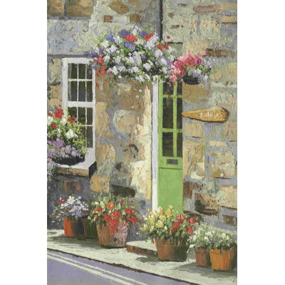" The Flowers On The Wall " Painting Print