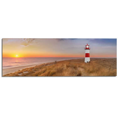 Wandbild „Westerhever Leuchtturm an der Nordsee“ von Filtergrafia