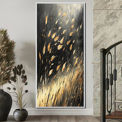Windy Prairie Leaves II - Meadow, reproduction d'art sur toile