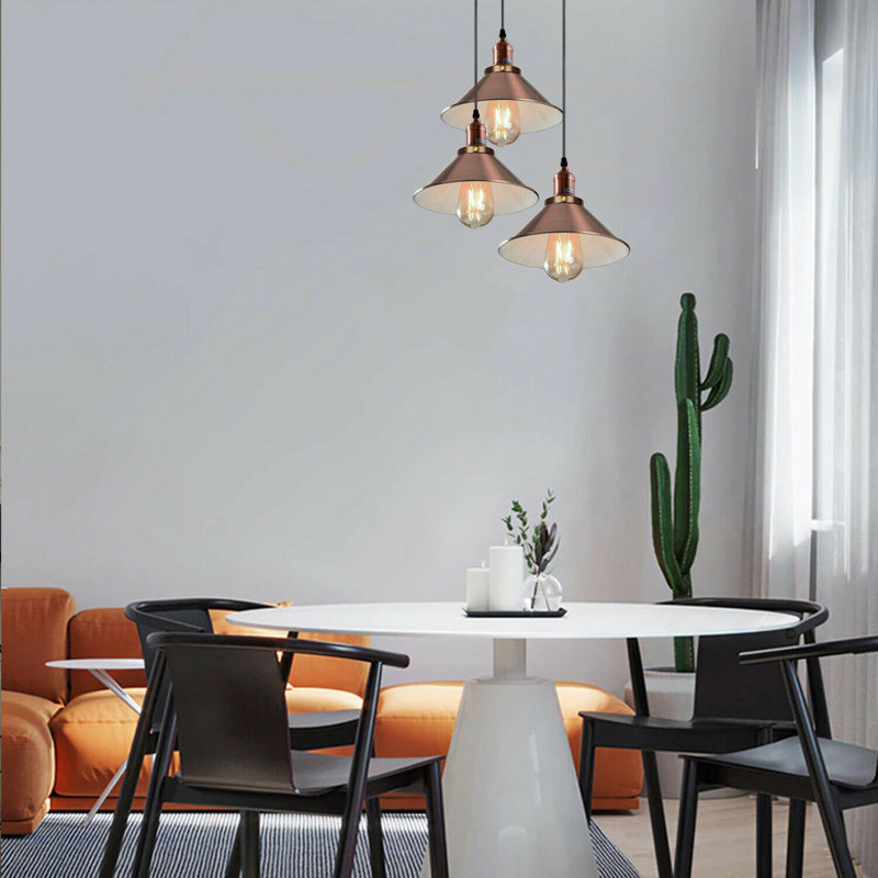 Eanes 3 - Light Copper Cluster Pendant