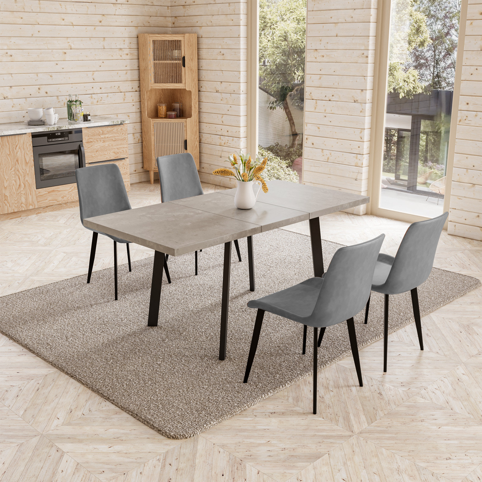 George Oliver Katina 62.9 L x 30.7 W Dining Set & Reviews | Wayfair
