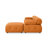Modular Sectional Sofa, Button Tufted Designed and DIY Combination,L Shaped Couch with Reversible Ottoman, Ivory Teddy Fabric-626980078