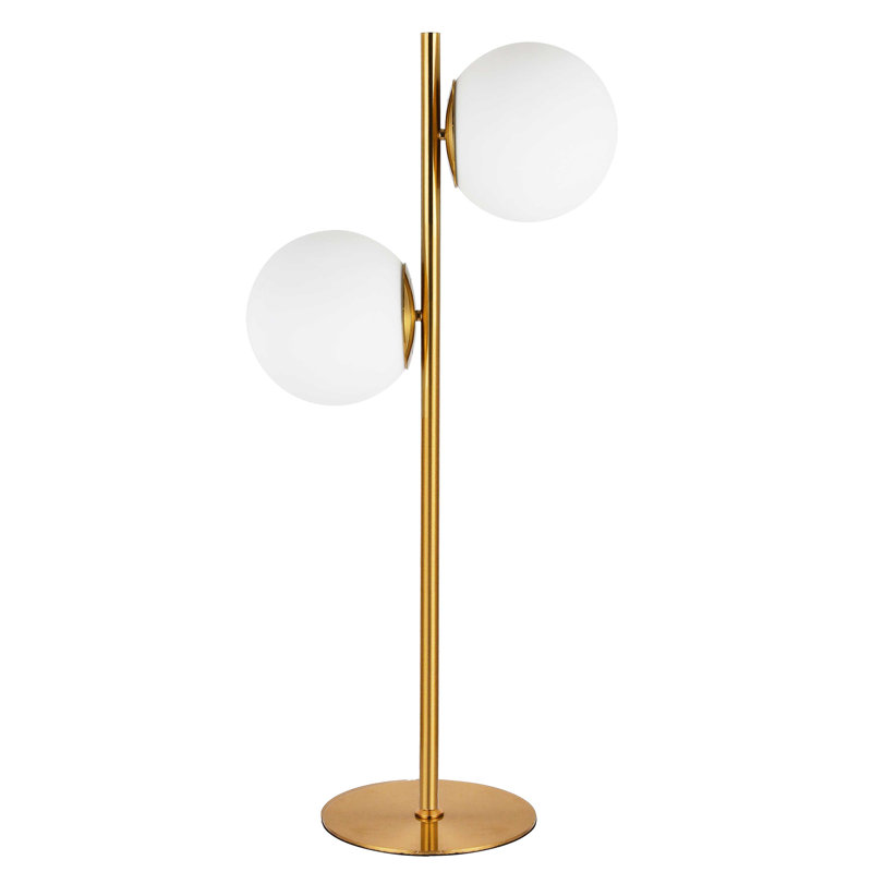 Jhada Metal Table Lamp, Aged Brass