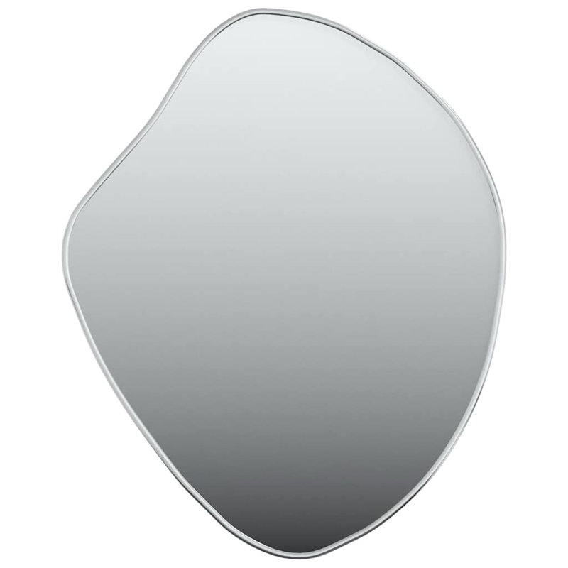 Olle Wall Mirror, 60cm x 50cm, Silver