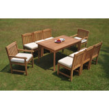 Dasheil Outdoor 9 - Piece Teak Dining Set