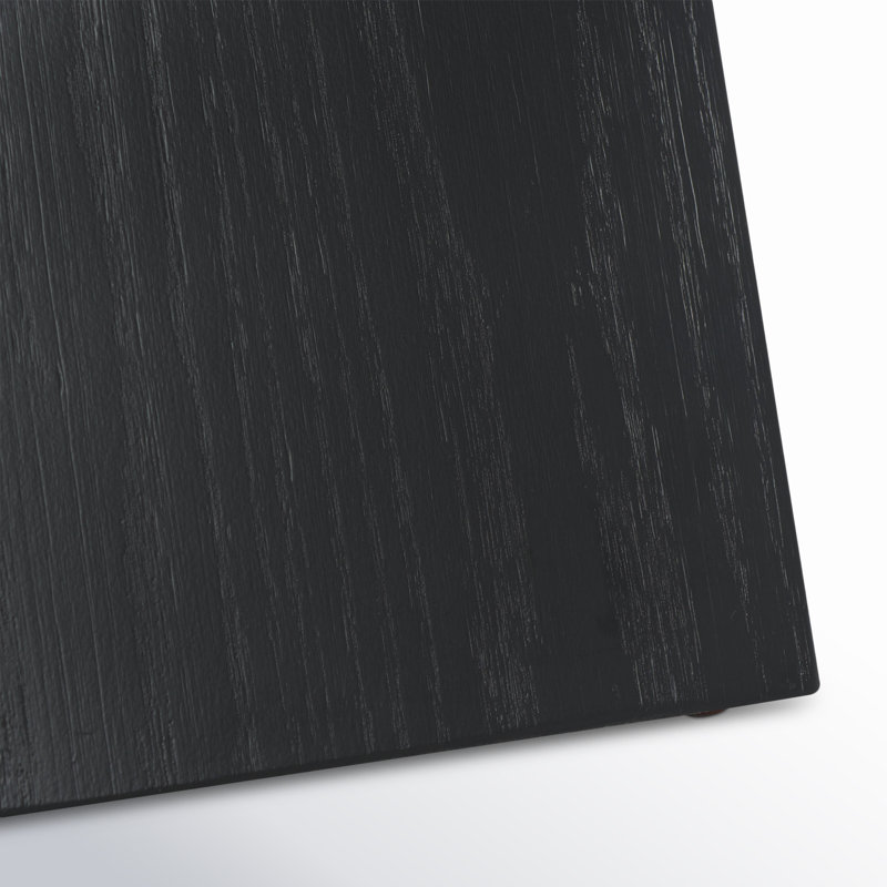 Table basse ronde Mattelynn, Noir