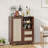 Rattan Buffet Cabinet with Drawers-1141160894