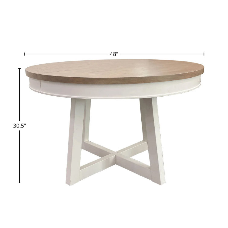 Round Pedestal Acorn Dining Table 120CM