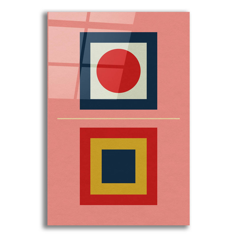 «Mid Century Modern 6» sur plastique / acrylique par Gary Williams, H 24 po x l 16 po x P 0,2 po