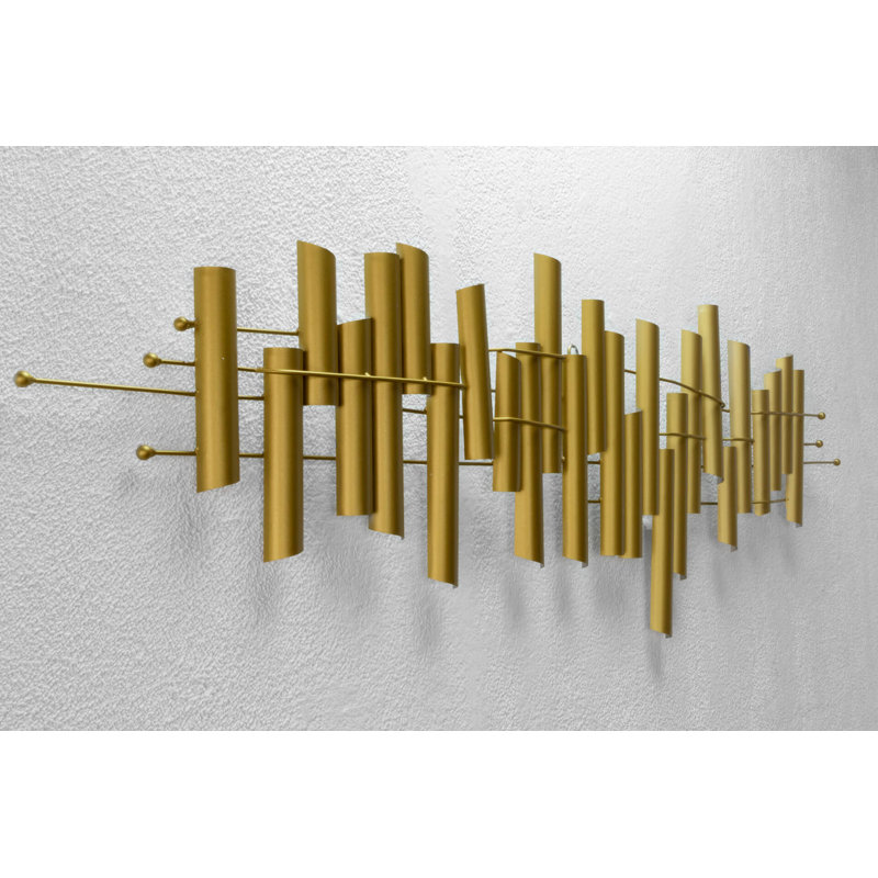 Handmade Glam Entertainment Wall Decor on Metal