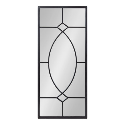 "Bakersfield Metal Framed Mirror 13x30