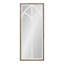 Miroir mural Gothard 19 x 47 brun rustique