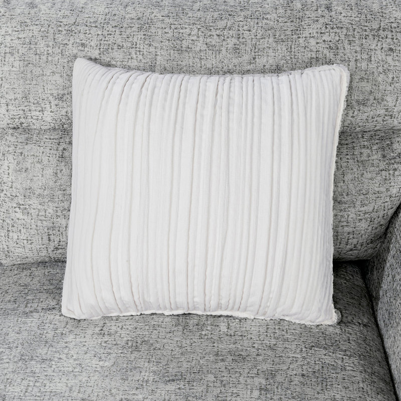 Sectional With 3 Pillows