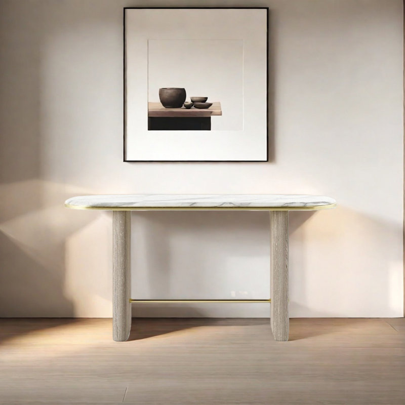 Console moderne minimaliste, H 29,92 po x l 70,87 po x P 15,75 po