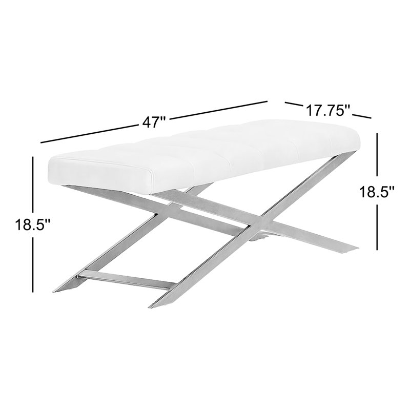 Kammi Upholstered Bench, Grey Performance
