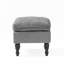 Revêtement gris avec capitonnage à boutons, élément de salon moderne, 18 po x 28,5 po 17,88 po, assemblage requis, revêtement élégant 17,76 28,62 17,88 po, requis