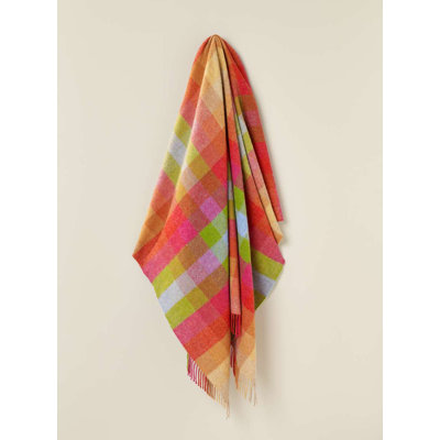 Shetland Wool Throw/Blankets Hand Woven Blanket