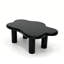 Table basse 40 "avec 4 pieds ronds, petite table basse mignonne, table centrale irrégulière unique pour le salon, appartement-1822949876