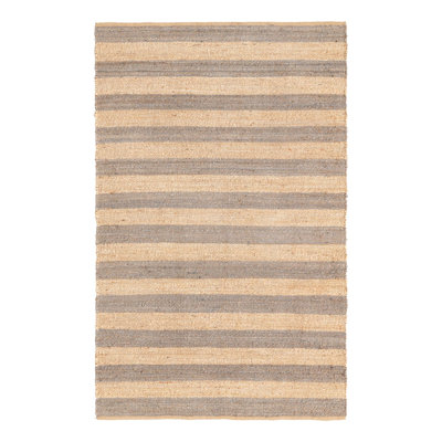 Fredric Hand Braided Striped Indoor Rug
