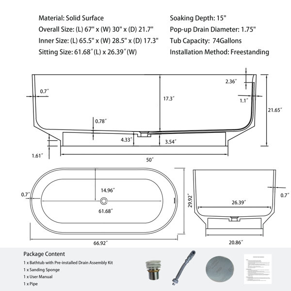 Dimensions du produit