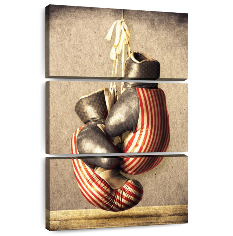 Sireci Patriotic Boxing Gloves, 57" H x 36" W