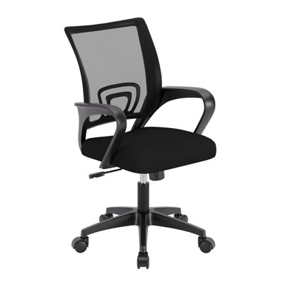 Office Chair Adjustable Height Office Chair Executive Desk Chair Ergonomic Mesh Task Chair Swivel Rolling Office Computer Chair with Armrest Wheels for Office Home