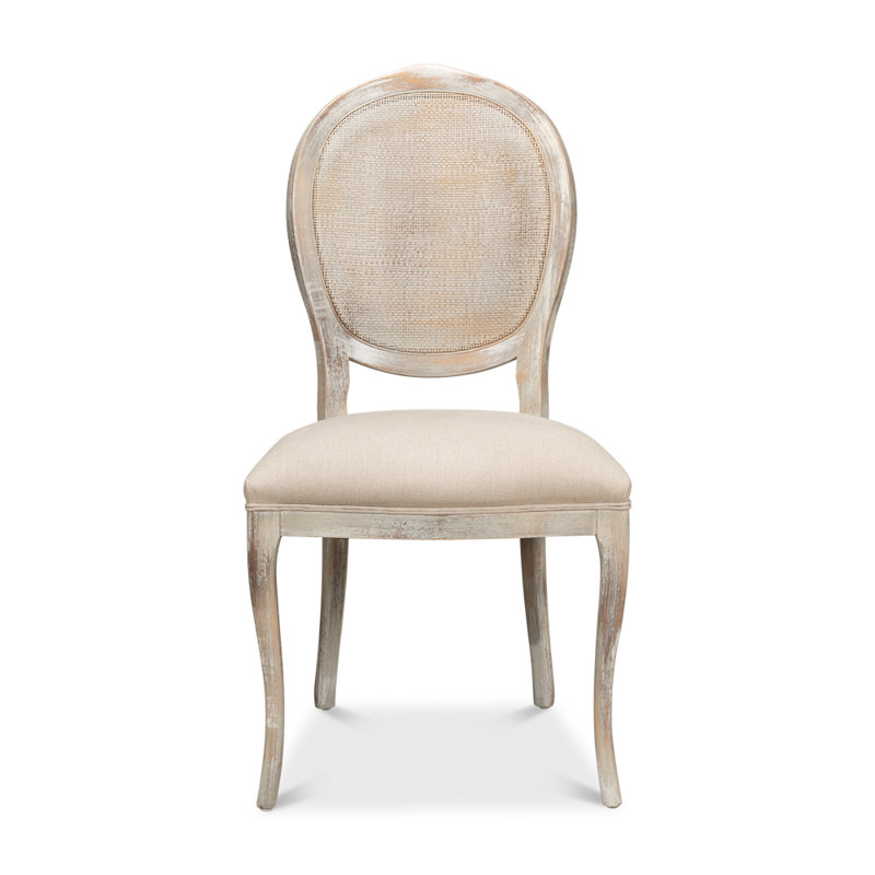 Banner Upholstered Dining Chair, Light Gray, Gray