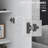 71" Tall Storage Cabinet With Movable Storage Shelves
