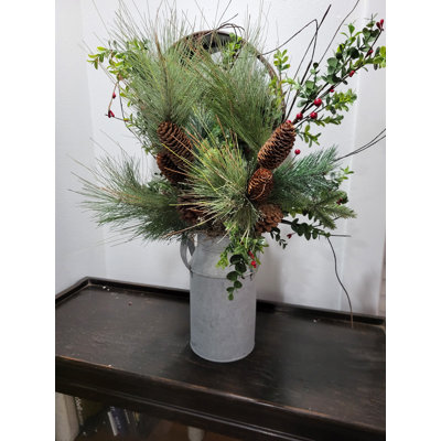 Arrangement en pot de lait