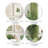 Peel and Stick Mirror Tiles, Circular Domino Dot Design Set