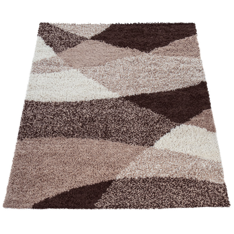 Razmig Abstract Shag Area Rug, Rectangular 300 x 400cm