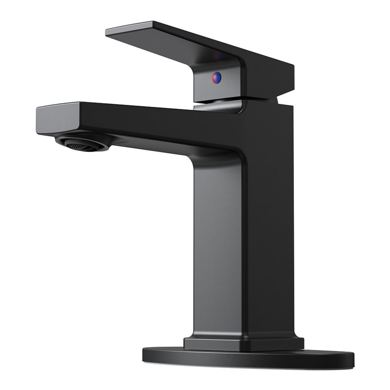 Robinet de lavabo de salle de bain noir mat - Gratté, économiseur d'eau, installation rapide pour, utilisateur, Noir mat