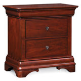 Marseilles 2 - Drawer Solid Wood Nightstand