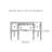 Retro Classical Multifunctional Console Table