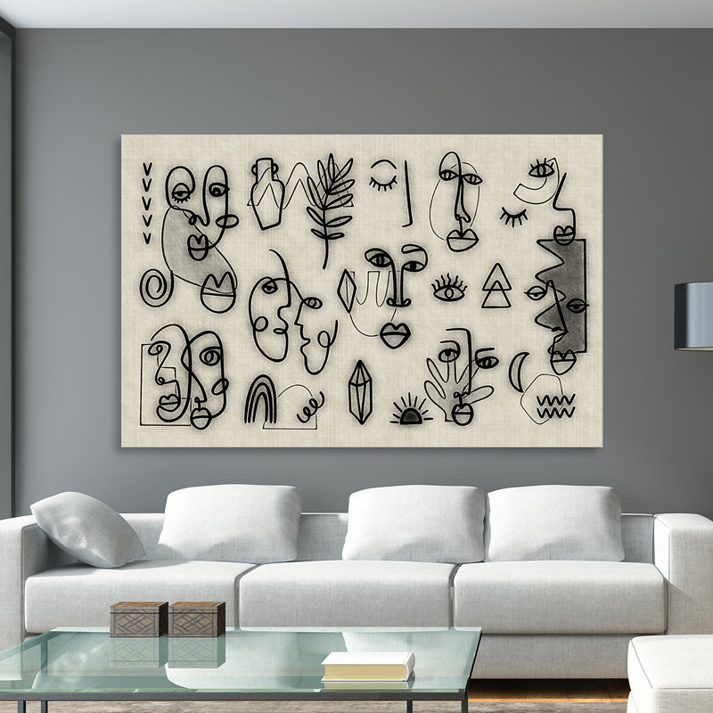 Painting Print, 24" H x 36" W x 1.5" D