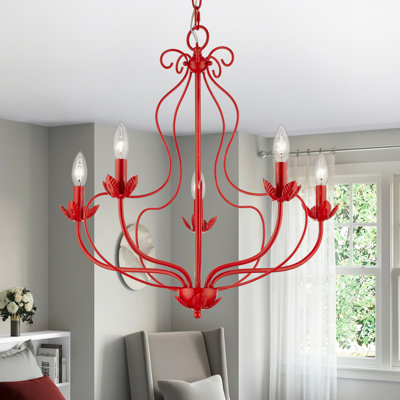 Bellamira Mallory 5-Light Dimmable Chandelier 