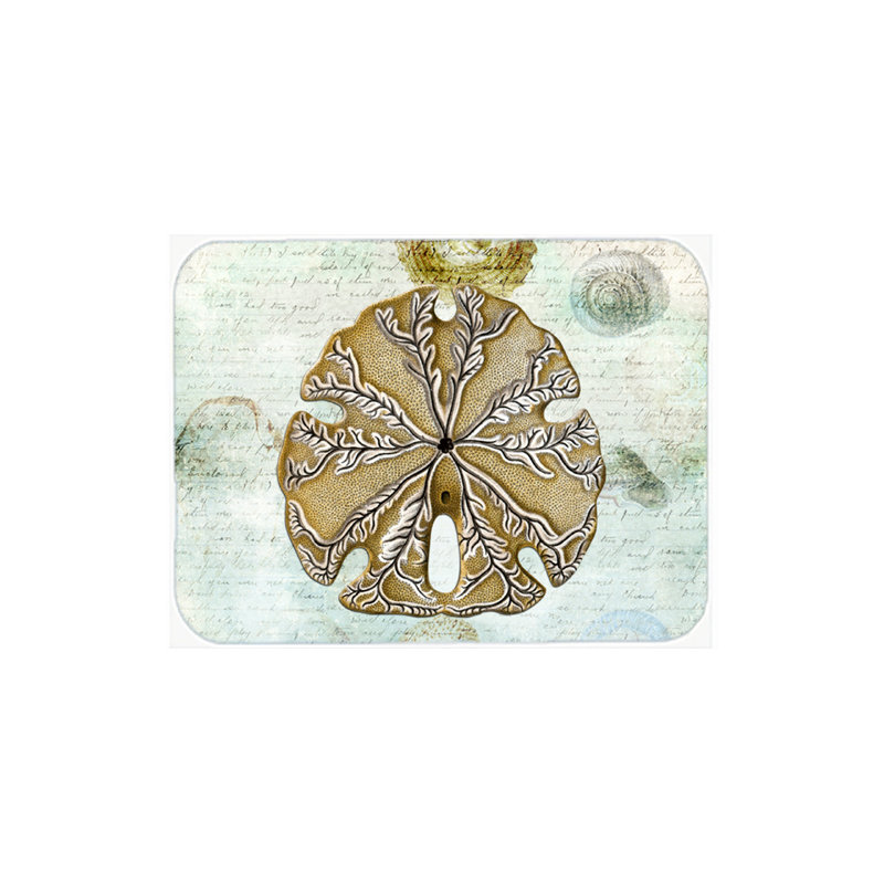 Caroline's Treasures Sand Dollar Glass Cutting Board